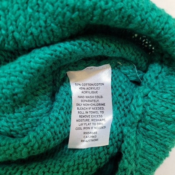 Abound Green Drop Shoulder Knit Sweater Top - Picture 8 of 11